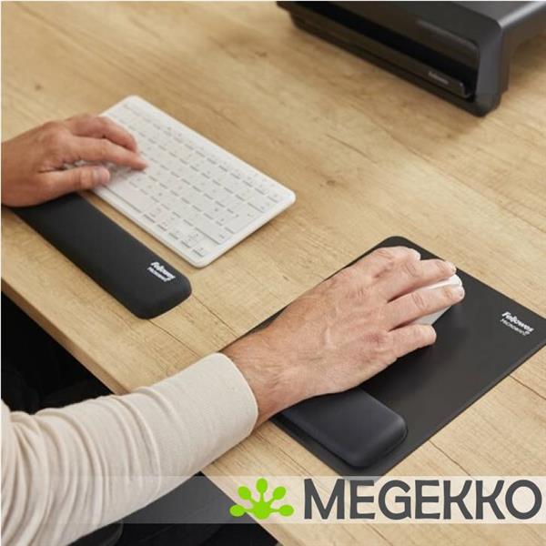 Grote foto fellowes 100142570 polssteun silicone zwart computers en software overige computers en software