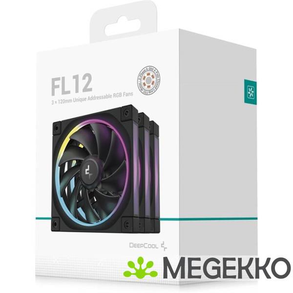 Grote foto deepcool fl12 3 in 1 black computers en software overige computers en software