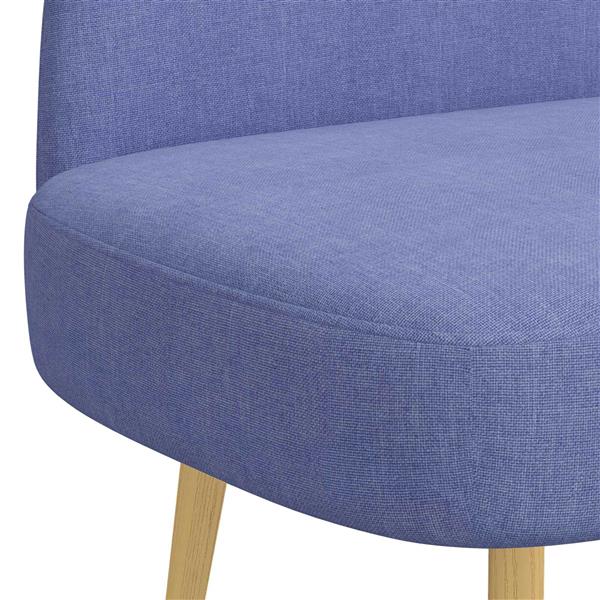 Grote foto vidaxl beklede bank met rugleuning jeans blauw 110 x 60 x 76 cm huis en inrichting overige huis en inrichting