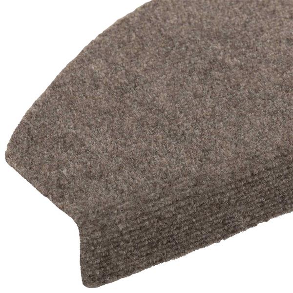Grote foto vidaxl zelfklevende trapmatten 15 pcs mokka 80 x 24 5 x 3 5 cm huis en inrichting overige huis en inrichting