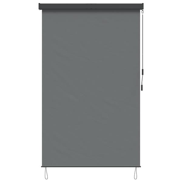 Grote foto vidaxl rolgordijn lichtgrijs 120 x 250 cm stof en aluminium huis en inrichting gordijnen en lamellen