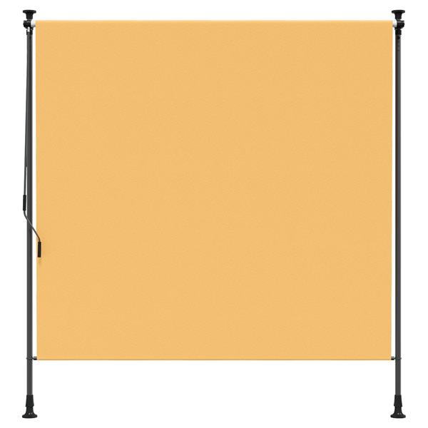 Grote foto vidaxl buiten rolgordijn zand 200 x 270 cm tuin en terras overige tuin en terras