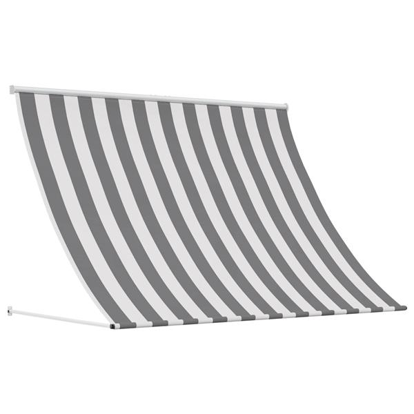 Grote foto vidaxl markies antraciet en wit 100 x 150 cm tuin en terras overige tuin en terras