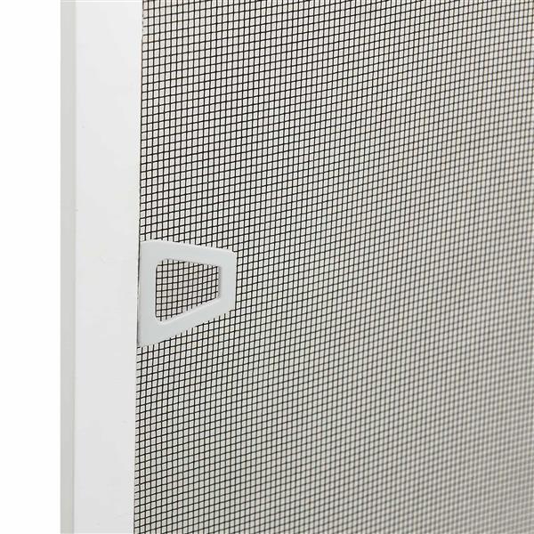 Grote foto vidaxl insectenscherm voor ramen wit 130 x 150 cm doe het zelf en verbouw deuren en horren