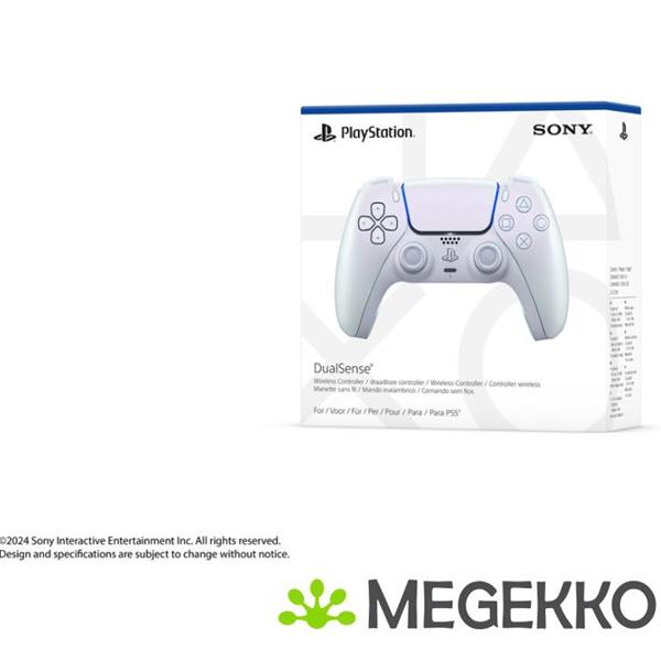 Grote foto sony dualsense wireless controller voor ps5 mac pc ios in parelmoer computers en software overige computers en software