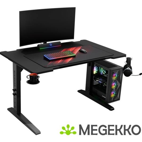 Grote foto genesis nds 2248 holm modular 120 gamebureau in zwart huis en inrichting stoelen
