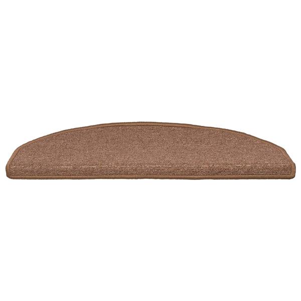 Grote foto vidaxl zelfklevende trapmatten 15 pcs bruin 80 x 24 5 x 3 5 cm huis en inrichting overige huis en inrichting