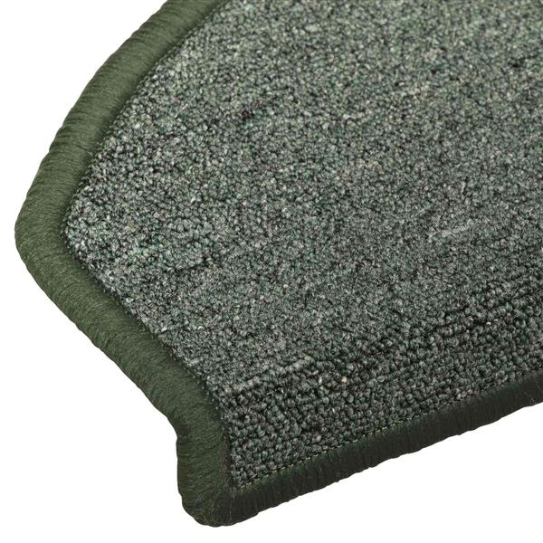 Grote foto vidaxl zelfklevende trapmatten 15 pcs donkergroen 80 x 24 5 x 3 5 cm huis en inrichting overige huis en inrichting