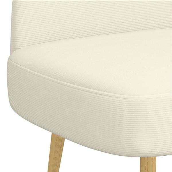 Grote foto vidaxl beklede bank met rugleuning cr mekleurig 110 x 60 x 76 cm huis en inrichting overige huis en inrichting