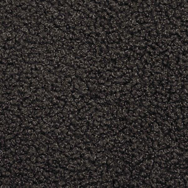 Grote foto vidaxl beklede bank met rugleuning zwart 110 x 60 x 76 cm boucl huis en inrichting overige huis en inrichting