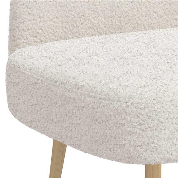 Grote foto vidaxl beklede bank met rugleuning cr mekleurig 110 x 60 x 76 cm huis en inrichting overige huis en inrichting