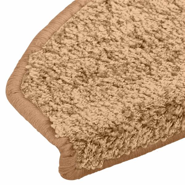 Grote foto vidaxl zelfklevende trapmatten 15 pcs beige 80 x 24 5 x 3 5 cm huis en inrichting overige huis en inrichting