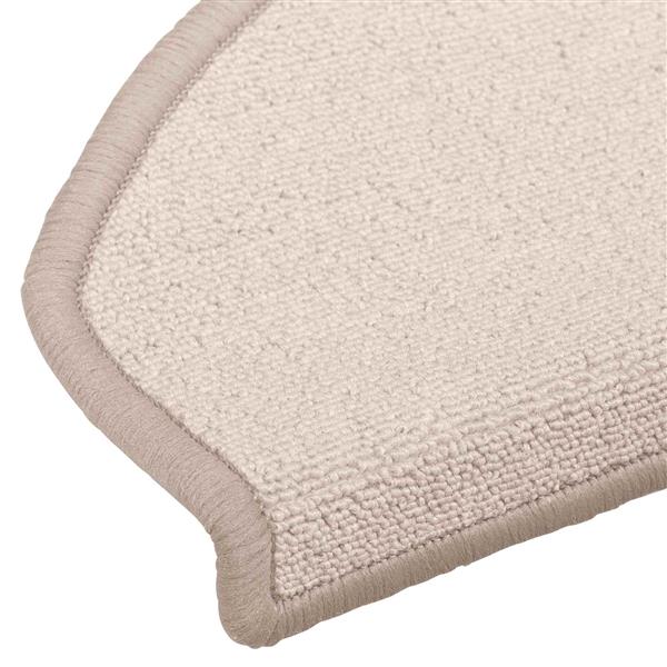 Grote foto vidaxl zelfklevende trapmatten 15 pcs taupe 80 x 24 5 x 3 5 cm huis en inrichting overige huis en inrichting