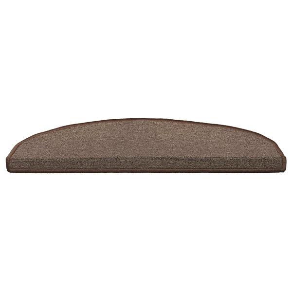 Grote foto vidaxl zelfklevende trapmatten 15 pcs koffiebruin 80 x 24 5 x 3 5 cm huis en inrichting overige huis en inrichting