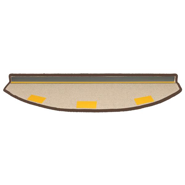 Grote foto vidaxl zelfklevende trapmatten 15 pcs koffiebruin 80 x 24 5 x 3 5 cm huis en inrichting overige huis en inrichting