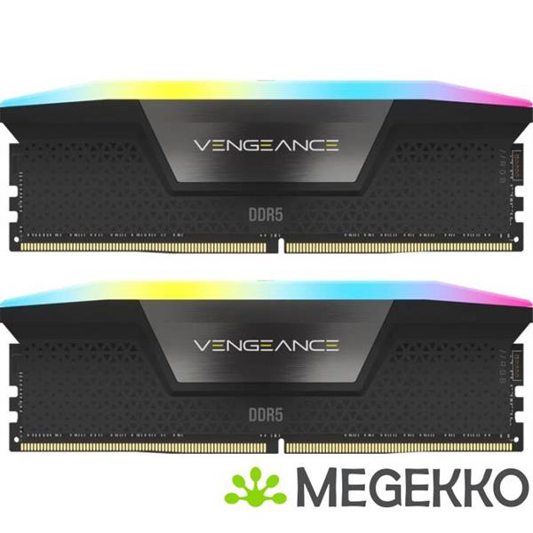 Grote foto corsair ddr5 vengeance rgb 2x32gb 6000 computers en software harde schijven