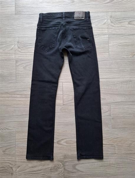Grote foto zwarte denim broek tommy hilfiger w29 l32 kleding heren spijkerbroeken en jeans