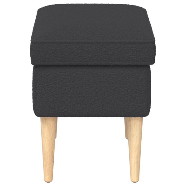Grote foto vidaxl voetenbank donkergrijs 55 x 35 x 41 cm boucl huis en inrichting stoelen