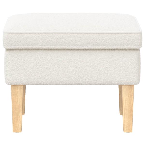 Grote foto vidaxl voetenbank cr mekleurig 55 x 35 x 41 cm boucl huis en inrichting stoelen