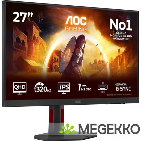 Grote foto aoc g4 q27g4sru 27 qhd 320hz ips monitor computers en software overige computers en software