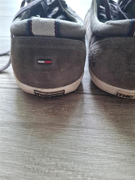 Grote foto vintage grijze tommy hilfiger sneakers 43 5 kleding heren schoenen