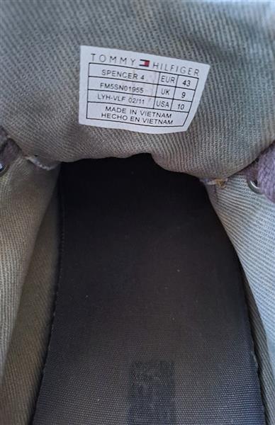 Grote foto vintage grijze tommy hilfiger sneakers 43 5 kleding heren schoenen