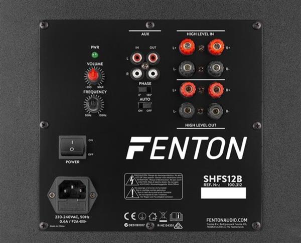 Grote foto fenton actieve subwoofer muziek en instrumenten speakers