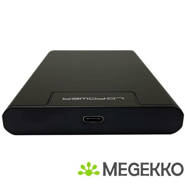 Grote foto lc power lc 25u3 c4 behuizing voor opslagstations hdd ssd behuizing zwart 2.5 stroomvoorziening vi computers en software behuizingen en kasten