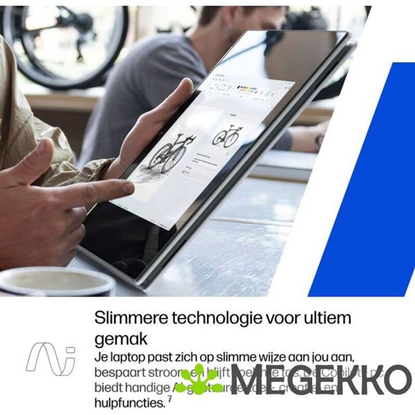 Grote foto hp omnibook x flipngai 14 fk0070nd copilot 14 amd ryzen ai 7 computers en software overige computers en software