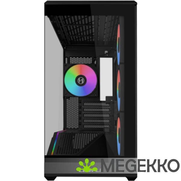 Grote foto lian li vector v100 mini black computers en software behuizingen en kasten