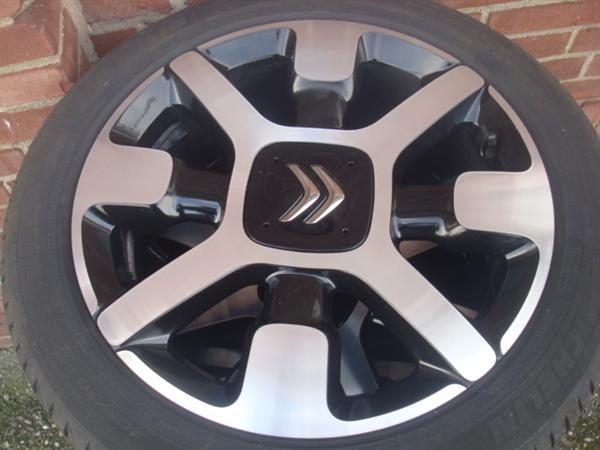 Grote foto 17 inch originele bicolor citro n velgen 4x108 auto onderdelen banden en velgen
