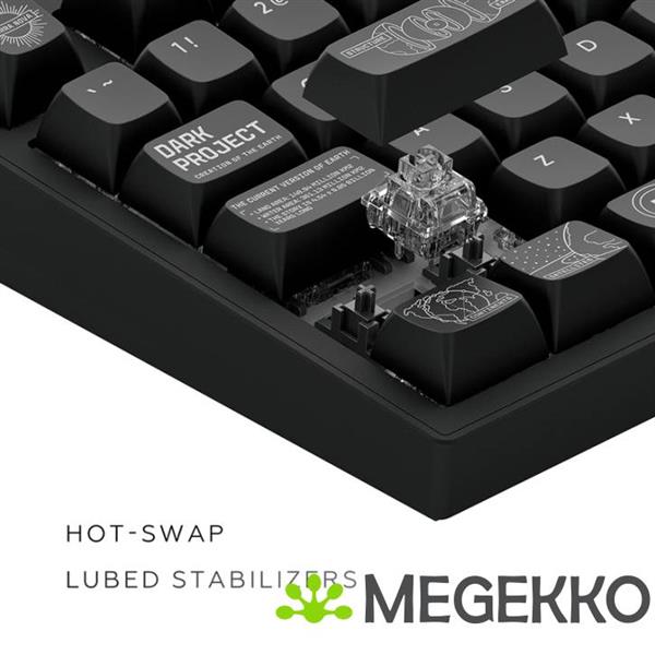 Grote foto dark project alu81a terra nova bl draadloos tkl mechanisch gaming toetsenbord computers en software overige computers en software