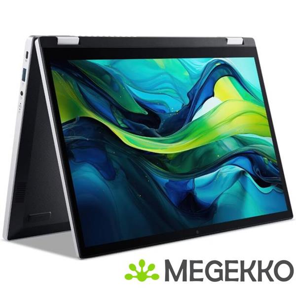 Grote foto acer aspire go spin 14 agsp14 31pt 37kw 14 intel core 3 hybride touchscreen laptop computers en software overige computers en software