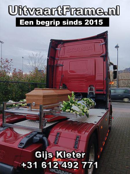 Grote foto uitvaart met een truck haakarm in belgi auto diversen overige accessoires
