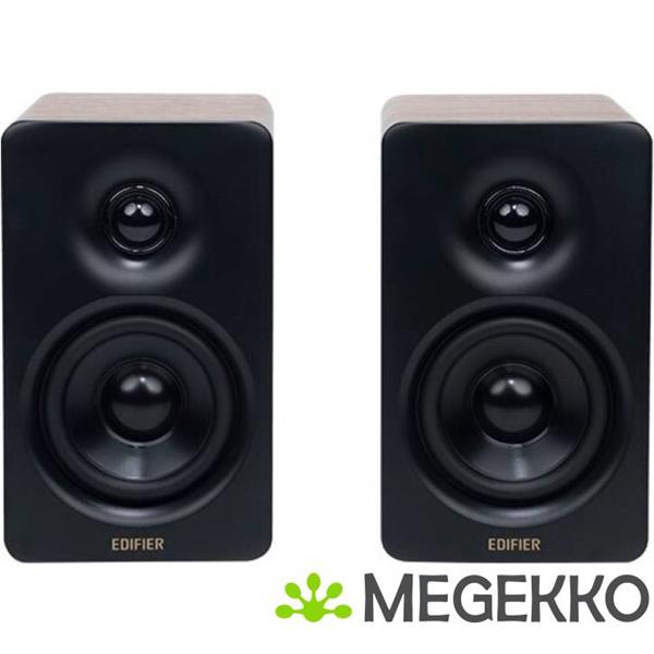 Grote foto edifier m60 zwart bruin muziek en instrumenten speakers