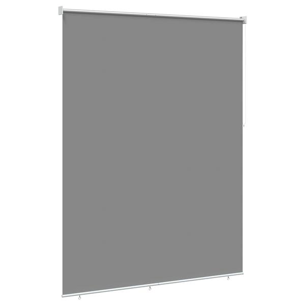 Grote foto vidaxl buitenrolgordijn uv bescherming lichtgrijs 180 x 230 cm huis en inrichting gordijnen en lamellen