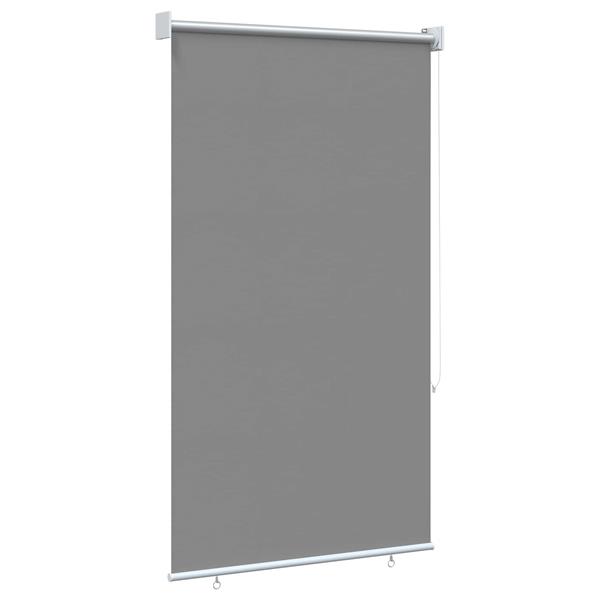 Grote foto vidaxl buitenrolgordijn uv bescherming lichtgrijs 100 x 140 cm huis en inrichting gordijnen en lamellen