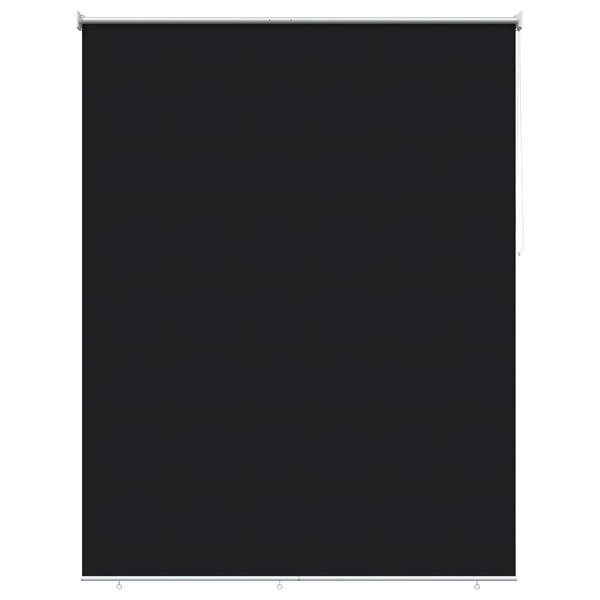 Grote foto vidaxl buitenrolgordijn uv bescherming zwart 200 x 140 cm huis en inrichting gordijnen en lamellen