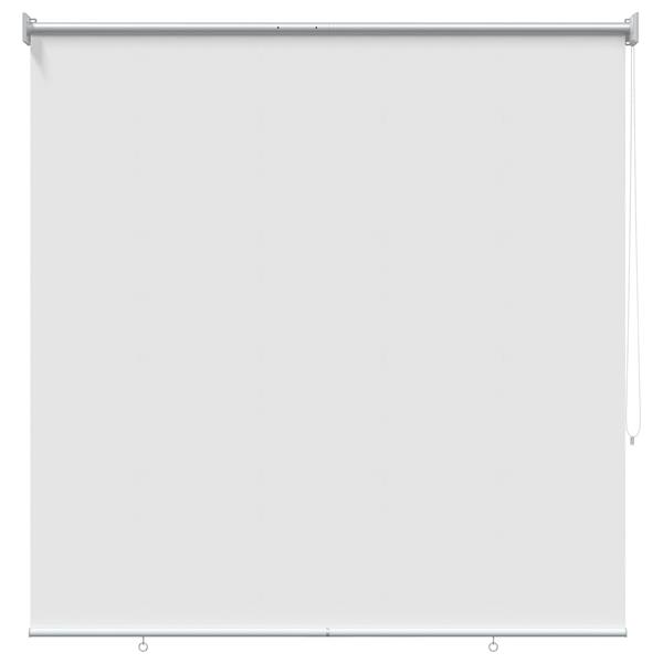 Grote foto vidaxl buitenrolgordijn uv bescherming wit 100 x 230 cm huis en inrichting gordijnen en lamellen