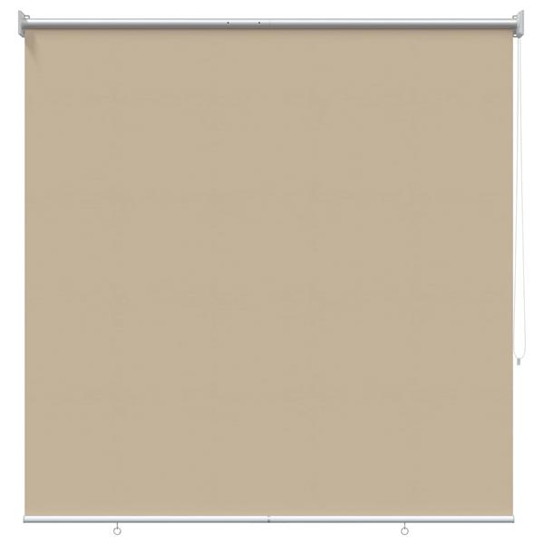 Grote foto vidaxl buitenrolgordijn uv bescherming beige 100 x 230 cm huis en inrichting gordijnen en lamellen