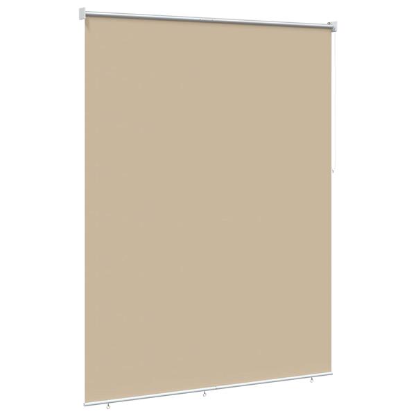 Grote foto vidaxl buitenrolgordijn uv bescherming beige 200 x 140 cm huis en inrichting gordijnen en lamellen