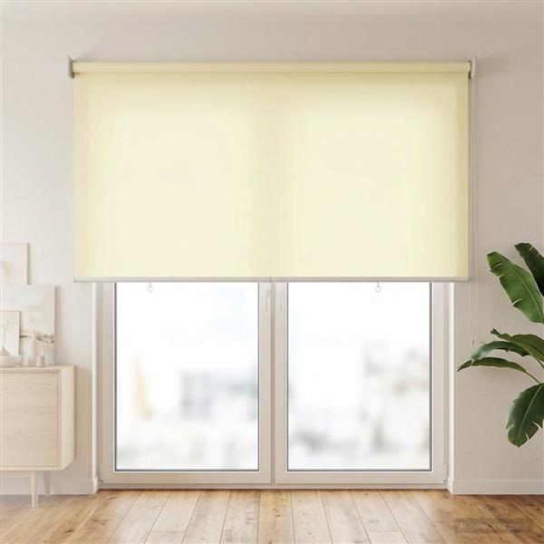 Grote foto vidaxl buitenrolgordijn uv bescherming cr mekleurig 100 x 230 cm huis en inrichting gordijnen en lamellen