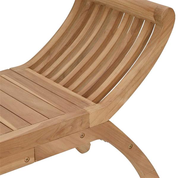 Grote foto vidaxl tuinbank 2 zits 126 cm massief teakhout naturel tuin en terras tuinmeubelen