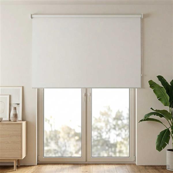 Grote foto vidaxl buitenrolgordijn uv bescherming wit 180 x 230 cm huis en inrichting gordijnen en lamellen