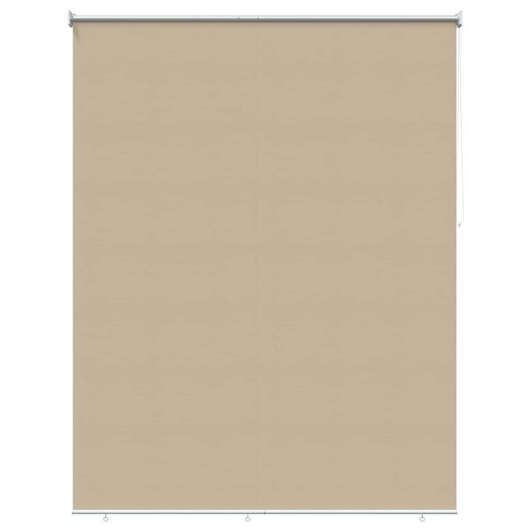 Grote foto vidaxl buitenrolgordijn uv bescherming beige 200 x 140 cm huis en inrichting gordijnen en lamellen