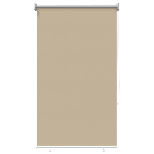 Grote foto vidaxl buitenrolgordijn uv bescherming beige 100 x 140 cm huis en inrichting gordijnen en lamellen