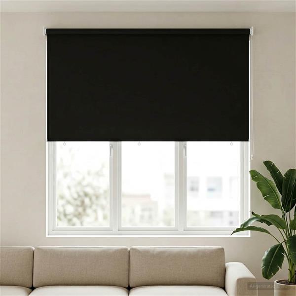 Grote foto vidaxl buitenrolgordijn uv bescherming antracietkleurig 200 x 140 cm huis en inrichting gordijnen en lamellen