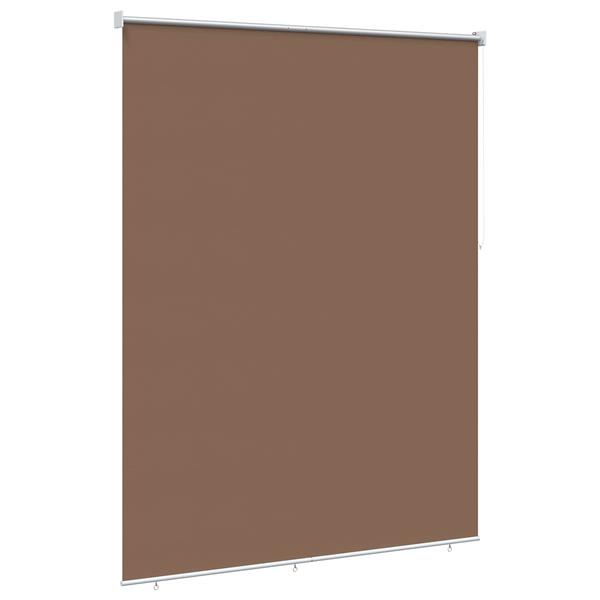 Grote foto vidaxl buitenrolgordijn uv bescherming taupe 200 x 140 cm huis en inrichting gordijnen en lamellen