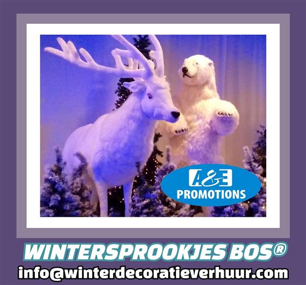 Grote foto bewegende winterfiguren kerst etalering huren diensten en vakmensen kerst