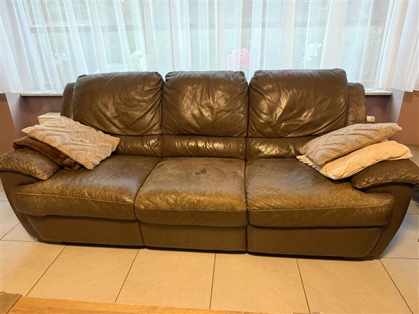 Grote foto gratis 2 lederen 3 zit zetels met relax huis en inrichting bankstellen